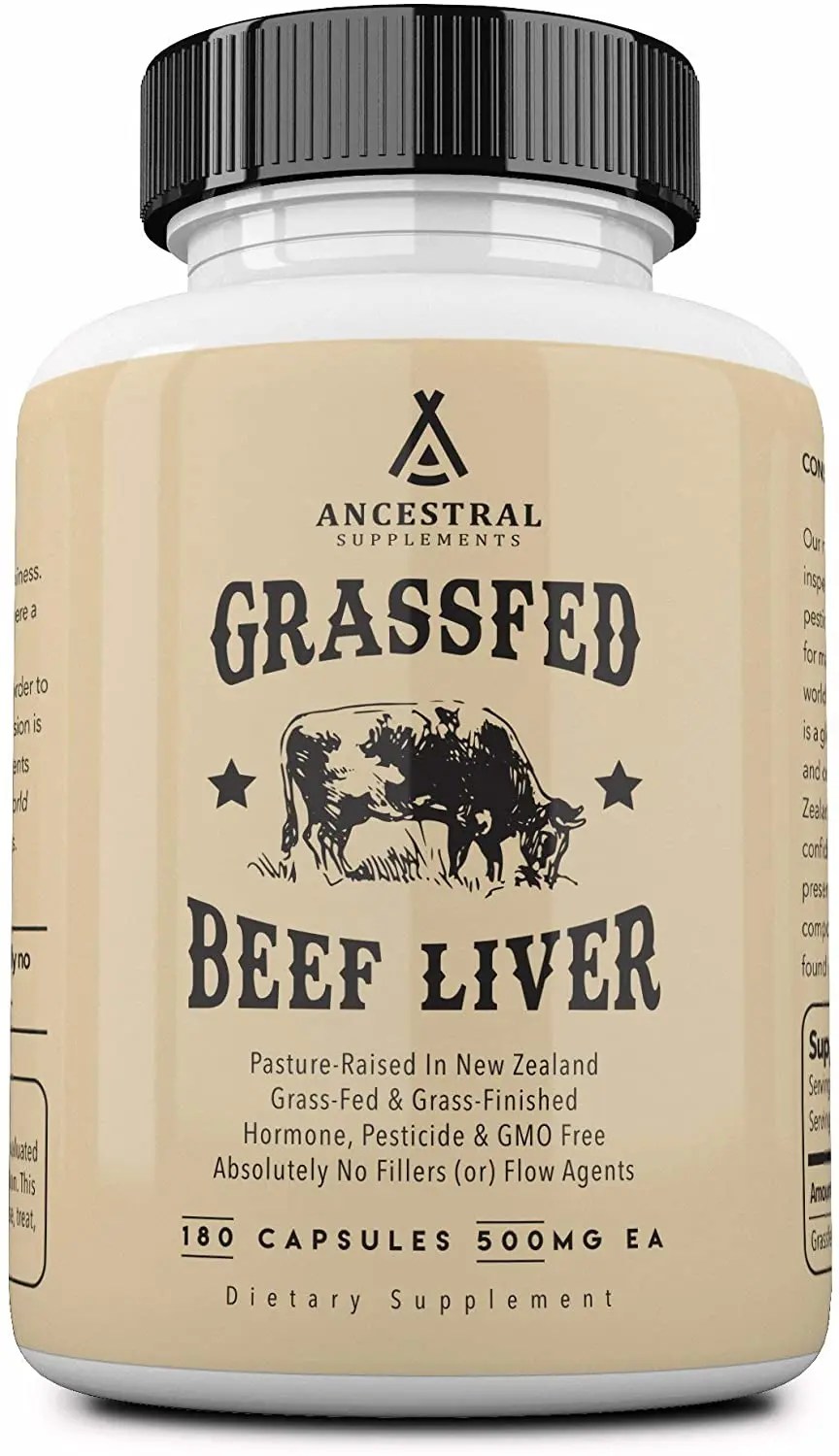 Grass Fed Desiccated Beef Liver, Ancestral Supplements